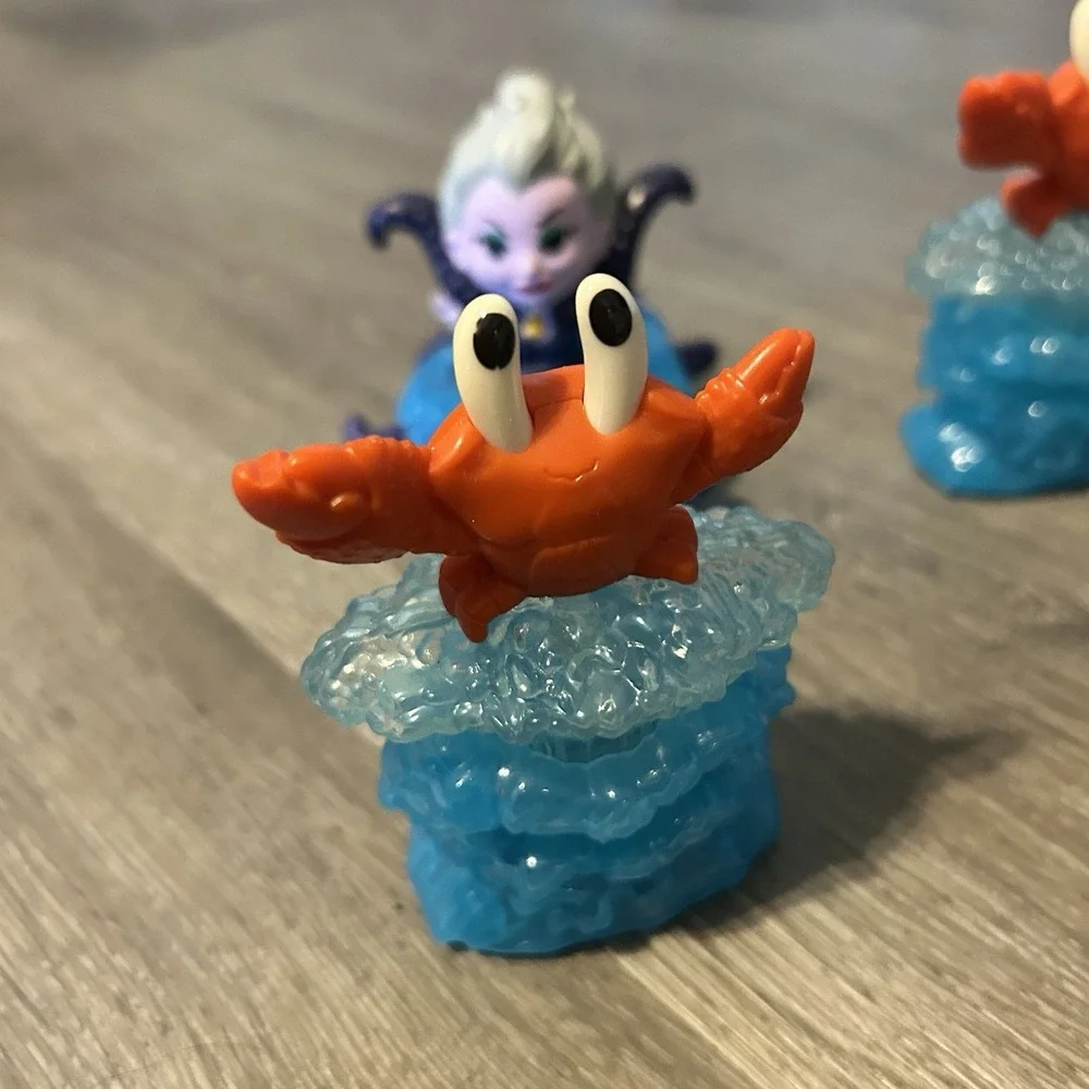 Little Mermaid 2023 McDonald's Happy Meal Toys USED- Lot Of 3 Ursula Crab